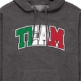 thumbnail image 3 of Instant Message - Team Italy - Men's Pullover Hooded Fleece Sweatshirt, 3 of 6