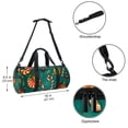thumbnail image 5 of Christmas Soccer Bag Travel Tote Carry on Weekender Bag 17.7 Inches with Interior Zipper Pocket Large Capacity, 5 of 6
