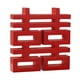 thumbnail image 1 of Decoración de madera para pared, diseño chino tradicional, rojo y feliz, creativa y DIY. Cuadrado, 1 of 7