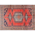 thumbnail image 1 of Ahgly Company Indoor Rectangle Traditional Pink Persian Area Rugs, Swatch Sample, 1 of 6