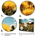 thumbnail image 3 of Designart "Mountain Dandelion landscape II" Floral Floater Framed Wall Decor, 3 of 7