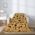 thumbnail image 2 of Sigee Sunflowers 1 for Flannel Blanket - Ultra-Soft, Warm and Cozy, Perfect for Couch, Bed, or Travel-60"x50", 2 of 6