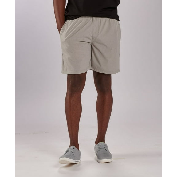 Boxercraft BM6101 Men's Riptide Hybrid Short-Light Grey-2XL