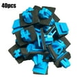 thumbnail image 6 of 40x Body Side Molding Clip with Sealer For Hyundai Santa Fe For Kia Sportage, 6 of 6