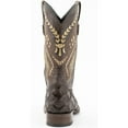 thumbnail image 4 of Ferrini Western Boots Mens Bronco Pirarucu Print Chocolate 43393-09, 4 of 6