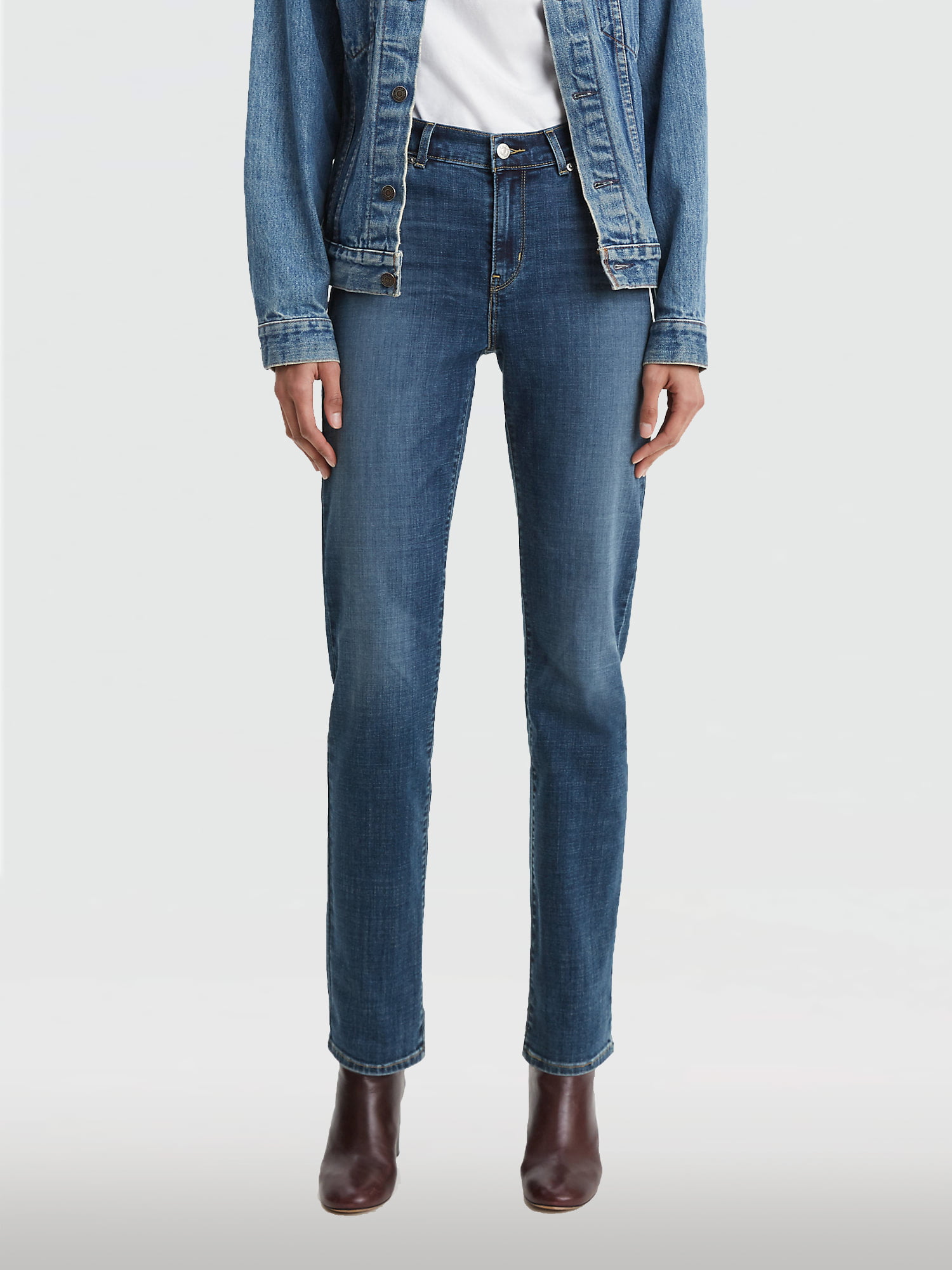 med uret Leia frekvens Levi's Original Red Tab Women's Classic Straight Fit Jeans - Walmart.com