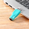 thumbnail image 4 of 1 Uds. Adaptador Verde PS/2 A USB La Interfaz Ratón Antigua PS/2 Se Utiliza Interfaz USB, 4 of 8