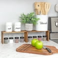 Darware Farmhouse Wooden Risers (6-Piece Set), Rustic Decorative ...