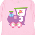 thumbnail image 4 of Inktastic 3rd Birthday Train 3 Year Old Girl Boys or Girls Long Sleeve Toddler T-Shirt, 4 of 5