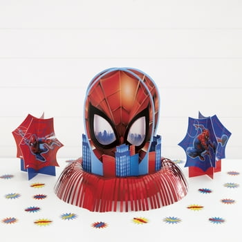 Spiderman Party Table Decorating Kit, 23pcs