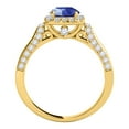 thumbnail image 4 of Aonejewelry 1.25 Ct. Ttw Diamond and Sapphire Ring In 14k Yellow Gold, 4 of 4