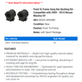 thumbnail image 2 of Front To Frame Sway Bar Bushing Kit - Compatible with 2009 - 2014 Nissan Maxima SV 2010 2011 2012 2013, 2 of 2