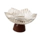 thumbnail image 5 of Bandeja para servir con pedestal para fruta. Decoración moderna, versátil y creativa para el hogar. Blanco claro, 5 of 9