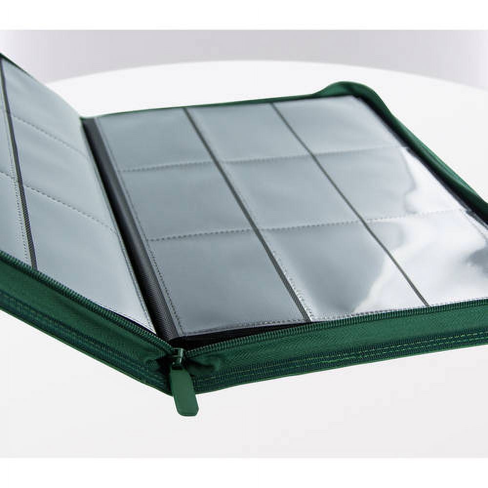 Ultimate Guard Zipfolio 360 - 18-Pocket XenoSkin Portfolio, Green