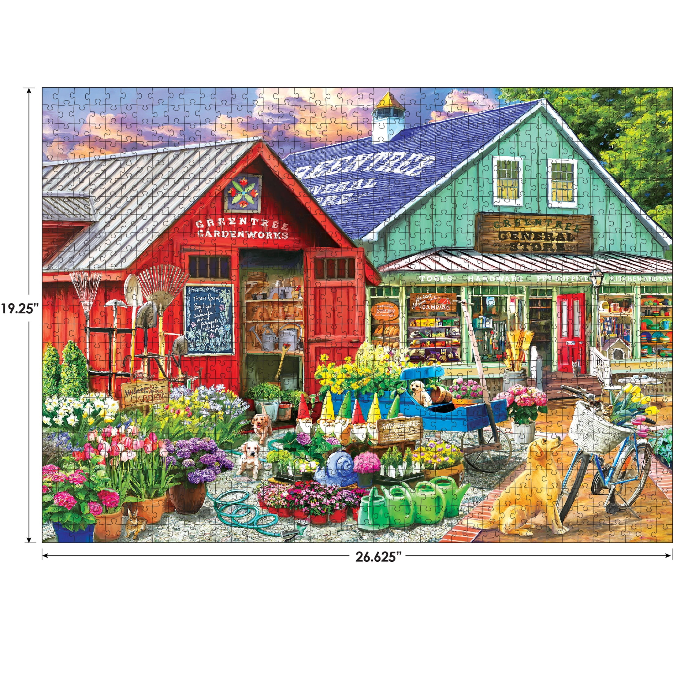 RoseArt Hobby Haven Greentree Garden Center - 1000 Piece Jigsaw Puzzle