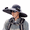 Dark Gray, variant on Solar Fan Hat with Wide Brim, 21.65-23.62 in Adjustable Nylon Outdoor Hat with Solar Airflow and Wind Cord for Adults