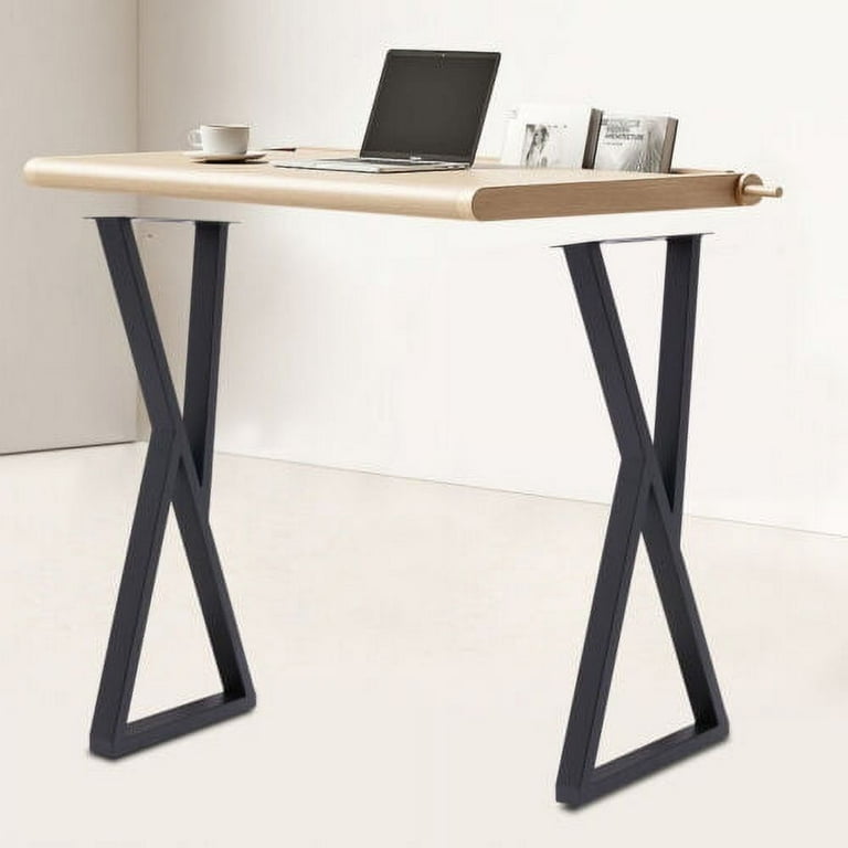 Set of 2 Metal Table Legs 32 inch Coffee Table Legs Desk Legs