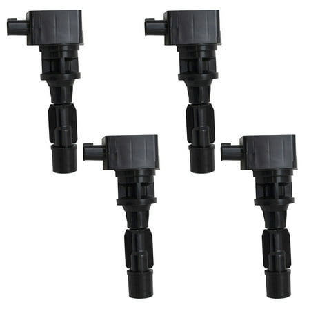 TRQ Engine Spark Ignition Coil Direct Fit 4 Piece Set for Mazda 3 5 ICA64256