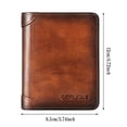 thumbnail image 4 of Men's Anti-Theft RFID Wallet Simple Ultra-Thin Design Minimalist Wallet Gifts for Men Gentlemen, 4 of 4