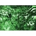thumbnail image 1 of Ahgly Company Indoor Rectangle Oriental Green Industrial Area Rugs, 5' x 7', 1 of 4
