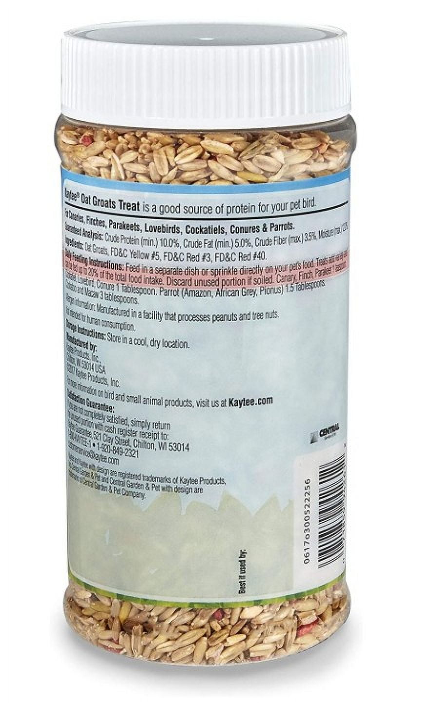 [Pack of 3] Kaytee Forti Diet Pro Health Oat Groats Treat for All Birds 11 oz
