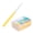 Yellow, variant on Yajisi 60pcs / Box Orthodontic Interdental Brush Tooth Cleaning Tool Dental Teeth Cleaner Toothpick Yellow, Periodontal Care Plaque Remover Portable Nylon Brushes, 3.54 in / 9 cm