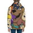 thumbnail image 4 of Lsque Scooby-Doo Patten Youth Hoodie Sweatshirt Pullover with Kangaroo Pocket Boys and Girls Hoodie Warm Hoodie for Kids, 4 of 8