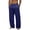Navy, variant on Mens Baggy Sweatpants Loose Fit Elastic Waist Drawstring Joggers For Men Fall Fashion Lightweight Lounge Pants