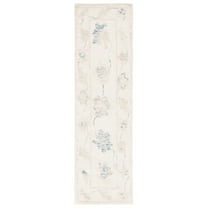 SAFAVIEH Abstract Lysette Floral Runner Rug, Ivory/Beige, 2'3" x 8'