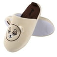 thumbnail image 3 of Adult's Itsy Plush Teddy Bear Cozy House Slippers for Indoors, 3 of 3