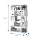 thumbnail image 3 of Librero Sippar Biblioteca Moderno Bossa Blanco 5 Niveles Bossa Sippar, 3 of 3