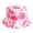 Hot Pink, variant on Bucket Hat for Men Women Tie-Dye Double Sided Wear Hats Summer Stylish Vacation Beach Cotton Bucket Hats,Red
