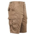 thumbnail image 3 of Rothco BDU Shorts - Coyote Brown, Medium, 3 of 5