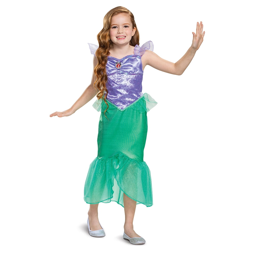 Disney's Princesses Girls Classic Ariel Halloween Costume Exclusive ...