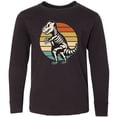 thumbnail image 3 of Inktastic Dinosaur Skeleton Halloween Long Sleeve Youth T-Shirt, 3 of 5