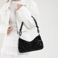 thumbnail image 3 of Stylago Women's Evening Handbag Glitter Sequins Shoulder Purse Tote Ladies Clutch Bags for Wedding Prom Cocktail Party Black, 3 of 6