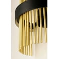 thumbnail image 5 of Et2 E34201 Chimes 15" Tall Led Bathroom Sconce - Black, 5 of 7