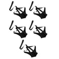 thumbnail image 3 of CIMAXIC Volleyball Spike Trainer Portable Nylon Training Tool for Beginner 5Pcs, 3 of 8