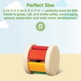 thumbnail image 2 of PlanToys® Wooden Roller Rattle Toy for Babies | Montessori Baby Sensory Toy with Gentle Sound | Eco-Friendly Crawling & Motor Skill Toys for Infants, 2 of 8