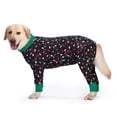thumbnail image 1 of Pijamas para perros medianos y grandes, ropa suave y acogedora para perros, mono de vientre cubierto completo, traje de recuperación para mascotas para niños y niñas, cortable, 1 of 4