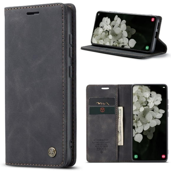 Flip Case for Samsung Galaxy S22 Plus Vintage Pu Leather Wallet Case Card Slot Kickstand Magnetic Closure Shockproof Flip Folio Book