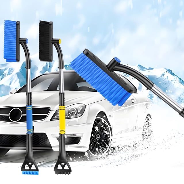 onlyliua ¡ Ofertas de Liquidación de Hoy Prime! Pala de Nieve para Coche Quitanieves para Cristales de Ventanas Herramienta para Quitar La Nieve Del Coche Cepillo Descongelador para Snowboard Pala pa