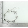 thumbnail image 4 of Faship Gorgeous Clear Rhinestone Crystal Floral Bracelet, 4 of 4