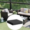 thumbnail image 4 of Cojines para patio al aire libre, alfombrilla para asiento, funda extraíble impermeable, cómoda espuma viscoelástica antideslizante para pícnic, playa Gris oscuro, 4 of 8