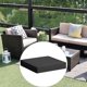 thumbnail image 5 of Cojín para silla de exterior, almohadillas de espuma viscoelástica antideslizantes para terraza, picnic y piscina. Gris oscuro, 5 of 9