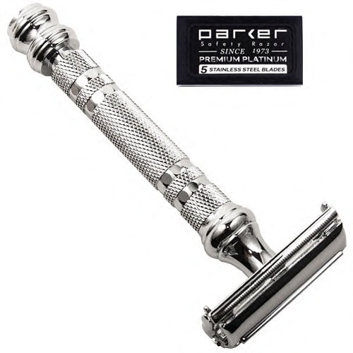 Parker Safety Razors Parker 66R Butterfly Open Double Edge Safety