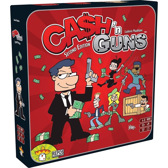 Producción de repositorios de juegos de mesa Cash n Guns 2nd Edition