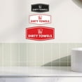 thumbnail image 6 of Signs ByLITA Fancy Dirty Towels Sign (Brushed Gold) - Small, 6 of 8