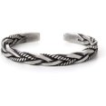 thumbnail image 2 of Brazalete de plata de ley 925 para hombre, pulsera abierta vintage para hombre, tailandés, 2 of 4