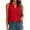 Red, variant on Camisole Tank Tops for Women V Neck Loose Fit Boho Floral Lace Blouse For Daily Wear Summer Sleeveless Casual Shirts